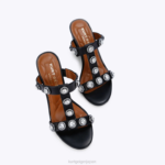 Kurt Geiger 女性 ロンドン オクタヴィア ブロック サンダル D60X6392 黒 |履物 - Image 2