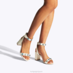 Kurt Geiger 女性 ロンドン オクタヴィア ブロック サンダル D60X6676 骨の組み合わせ |履物 - Image 2