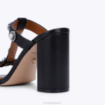 Kurt Geiger 女性 ロンドン オクタヴィア ブロック サンダル D60X6392 黒 |履物 - Image 3