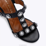 Kurt Geiger 女性 ロンドン オクタヴィア ブロック サンダル D60X6392 黒 |履物 - Image 4