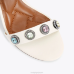 Kurt Geiger 女性 ロンドン オクタヴィア ブロック サンダル D60X6676 骨の組み合わせ |履物 - Image 5