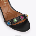 Kurt Geiger 女性 ロンドン オクタヴィア ブロック サンダル D60X6381 黒の組み合わせ |履物 - Image 5
