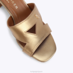 Kurt Geiger 女性 ロンドン オディナ ブロック D60X6446 金 |履物 - Image 4