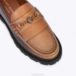 Kurt Geiger 女性 ロンドン カーナビー チャンキー ローファー D60X6394 ミッドブラウン |履物 - Image 5