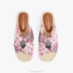 Kurt Geiger 女性 ロンドン ケンジントン エスパドリーユ D60X6443 ピンクの組み合わせ |履物 - Image 3