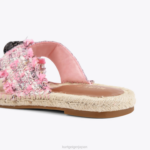 Kurt Geiger 女性 ロンドン ケンジントン エスパドリーユ D60X6443 ピンクの組み合わせ |履物 - Image 4