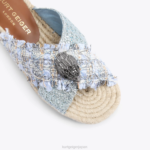 Kurt Geiger 女性 ロンドン ケンジントン エスパドリーユ D60X6444 青白い |履物 - Image 5