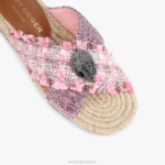 Kurt Geiger 女性 ロンドン ケンジントン エスパドリーユ D60X6443 ピンクの組み合わせ |履物 - Image 5