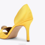 Kurt Geiger 女性 ロンドン ケンジントン ドルセー D60X6343 黄色 |履物 - Image 3