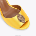 Kurt Geiger 女性 ロンドン ケンジントン ドルセー D60X6343 黄色 |履物 - Image 4