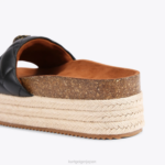 Kurt Geiger 女性 ロンドン ケンジントン フラットフォーム D60X6439 黒 |履物 - Image 4