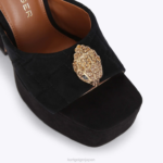 Kurt Geiger 女性 ロンドン ケンジントン プラットフォーム ミュール D60X6674 黒 |履物 - Image 6