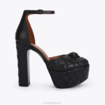 Kurt Geiger 女性 ロンドン ケンジントン プラットフォーム D60X6347 黒 |履物