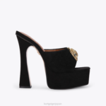 Kurt Geiger 女性 ロンドン ケンジントン プラットフォーム ミュール D60X6674 黒 |履物