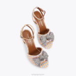 Kurt Geiger 女性 ロンドン ケンジントン ボウ サンダル D60X6289 オレンジ |履物 - Image 3