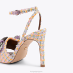 Kurt Geiger 女性 ロンドン ケンジントン ボウ サンダル D60X6289 オレンジ |履物 - Image 4