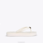 Kurt Geiger 女性 ロンドン ケンジントン Q フリップフロップ D60X6450 骨 |履物