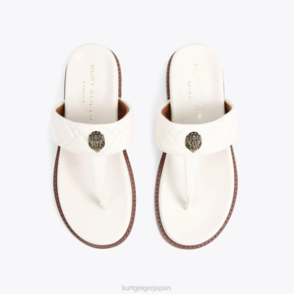 Kurt Geiger 女性 ロンドン ケンジントン T バー チャンキー D60X6432 骨 |履物