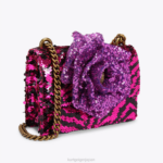 Kurt Geiger 女性 ロンドン ショアディッチ スモール クロスボディ D60X6143 紫 |バッグ - Image 2