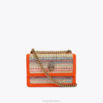 Kurt Geiger 女性 ロンドン ショアディッチ スモール クロスボディ D60X6113 オレンジ |バッグ