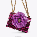 Kurt Geiger 女性 ロンドン ショアディッチ スモール クロスボディ D60X6143 紫 |バッグ - Image 5