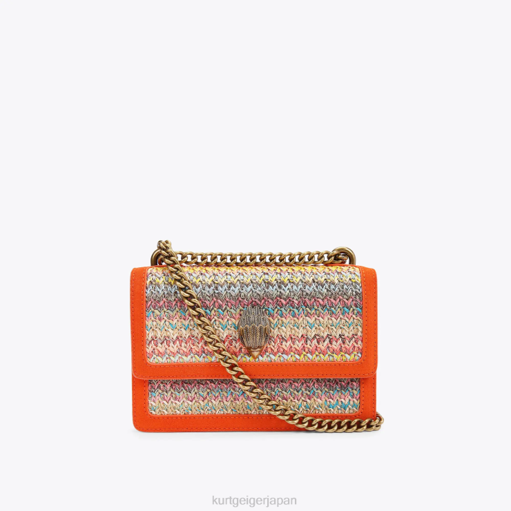 kurt_geiger_e5a5b3e680a7_e383ade383b3e38389e383b3_e382b7e383a7e382a2e38387e382a3e38383e38381_e382b9e383a2e383bce383ab_e382afe.png Kurt Geiger 女性 ロンドン ショアディッチ スモール クロスボディ D60X6113 オレンジ |バッグ - Image 1