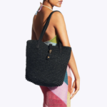 Kurt Geiger 女性 ロンドン ハンプトン ラフィア トート D60X6463 黒 |バッグ - Image 2