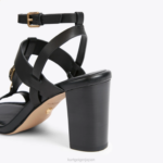 Kurt Geiger 女性 ロンドン ハンプトン T-バー ブロック D60X6338 黒 |履物 - Image 4