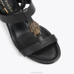 Kurt Geiger 女性 ロンドン ハンプトン T-バー ブロック D60X6338 黒 |履物 - Image 5