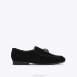 Kurt Geiger 女性 ロンドン ヒイラギ イーグル ローファー D60X6357 黒 |履物