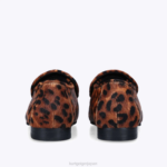 Kurt Geiger 女性 ロンドン ヒイラギ イーグル ローファー D60X6382 ミッドブラウン |履物 - Image 3