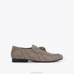 Kurt Geiger 女性 ロンドン ヒイラギ イーグル ローファー D60X6378 ベージュ |履物