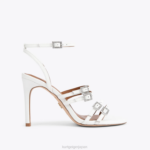 Kurt Geiger 女性 ロンドン ピエラ D60X6322 骨 |履物