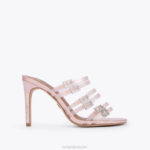 Kurt Geiger 女性 ロンドン ピエラ ビニール ミュール D60X6380 淡いピンク |履物