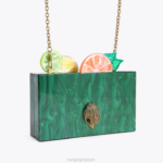 Kurt Geiger 女性 ロンドン フルーツ ボックス クラッチ D60X6476 緑 |バッグ - Image 2