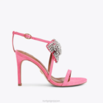 Kurt Geiger 女性 ロンドン ブロムリー ボウ サンダル 95 D60X6337 ピンク |履物