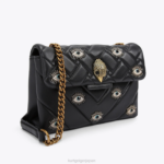 Kurt Geiger 女性 ロンドン ミディアム ケンジントン バッグ アイ D60X680 黒の組み合わせ |バッグ - Image 3