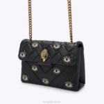 Kurt Geiger 女性 ロンドン ミディアム ケンジントン バッグ アイ D60X680 黒の組み合わせ |バッグ - Image 6