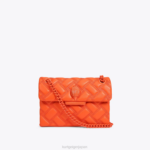 Kurt Geiger 女性 ロンドン ミニ ケンジントン ドレンチ D60X615 オレンジ |バッグ