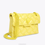 Kurt Geiger 女性 ロンドン ミニ ケンジントン ドレンチ D60X679 黄色 |バッグ - Image 3