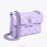 Kurt Geiger 女性 ロンドン ミニ ケンジントン ドレンチ D60X687 ライラック |バッグ - Image 3