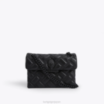 Kurt Geiger 女性 ロンドン ミニ ケンジントン ドレンチ D60X641 黒 |バッグ