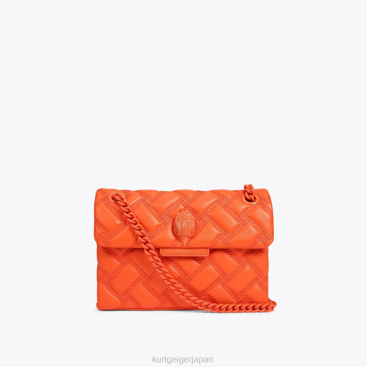 kurt_geiger_e5a5b3e680a7_e383ade383b3e38389e383b3_e3839fe3838b_e382b1e383b3e382b8e383b3e38388e383b3_e38389e383ace383b3e38381_d.png Kurt Geiger 女性 ロンドン ミニ ケンジントン ドレンチ D60X615 オレンジ |バッグ - Image 1