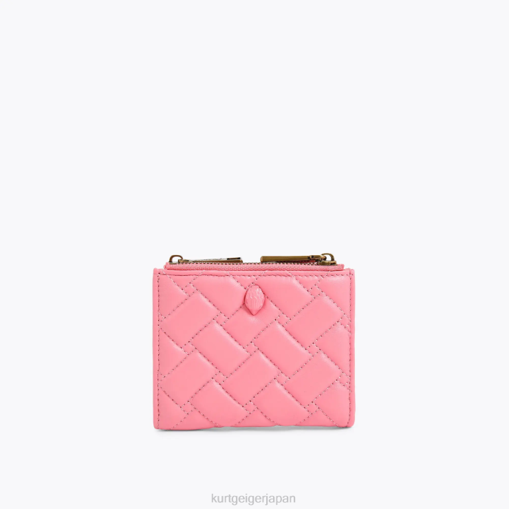 kurt_geiger_e5a5b3e680a7_e383ade383b3e38389e383b3_e3839fe3838be8b2a1e5b883_e382b1e383b3e382b8e383b3e38388e383b3_d60x6539_e38394e.png Kurt Geiger 女性 ロンドン ミニ財布 ケンジントン D60X6539 ピンク |バッグ - Image 1