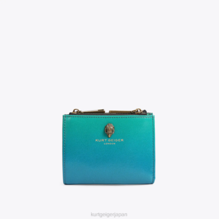 Kurt Geiger 女性 ロンドン ミニ財布 ショアディッチ D60X6556 緑 |バッグ