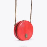Kurt Geiger 女性 ロンドン ラウンド スモール ショアディッチ バッグ D60X6139 赤 |バッグ - Image 3