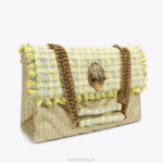 Kurt Geiger 女性 ロンドン ラフィア XXL ケンジントン D60X681 黄色 |バッグ - Image 2