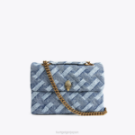 Kurt Geiger 女性 ロンドン ラージ ケンジントン ソフト D60X684 デニム |バッグ
