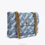 Kurt Geiger 女性 ロンドン ラージ ケンジントン ソフト D60X684 デニム |バッグ - Image 3