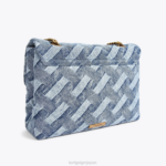 Kurt Geiger 女性 ロンドン ラージ ケンジントン ソフト D60X684 デニム |バッグ - Image 4
